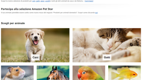 Amazon lancia, in versione beta, uno store per gli animali domestici – Gizblog (Comunicati Stampa) (Blog)