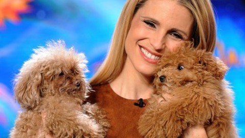Michelle porta i suoi cani a Striscia la Notizia – Vanity Fair.it