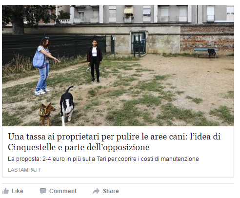 tassa cani torino