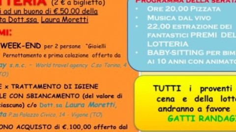 Pizza a giro con serata musicale dedicata ai gatti – TGVallesusa